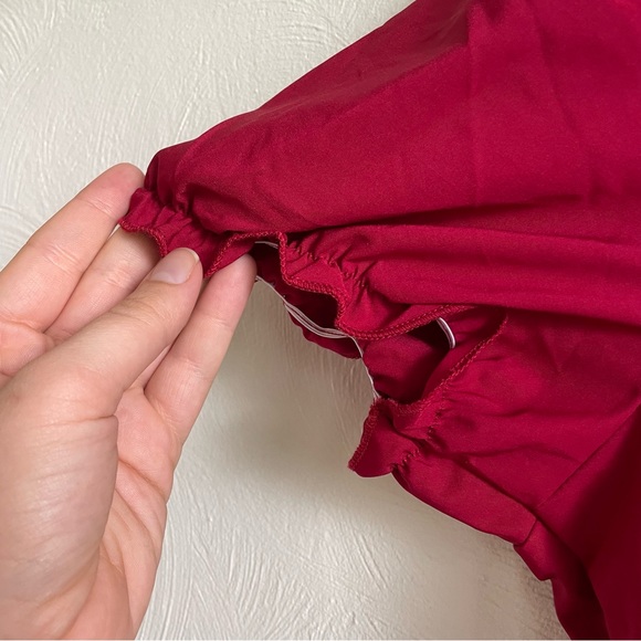 Scarlet Darkness Renaissance Peasant Dress - Picture 9 of 16